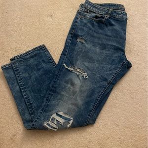 Blue Ripped American Eagle Jeans in Size 38